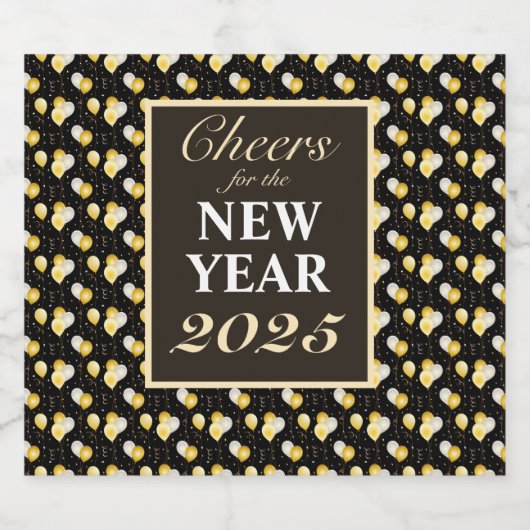 Cheers voor het nieuwjaar 2023 bier etiket (Enkel label)