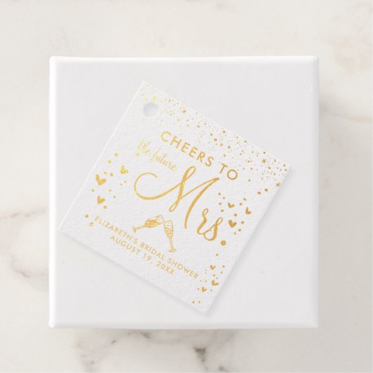 Cheers | Vrijgezellenfeest bruiloft gunst Labels (Met doos)