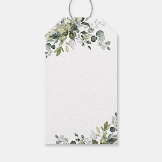 Cheers Vrijgezellenfeest Dank u wel voor Greenery  Cadeaulabel (Achterkant)