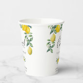 Cheers Wedding Lemons Tableware decor Papieren Bekers (Links)