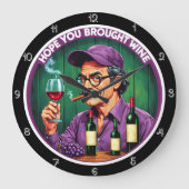 Cheers! Wijn en sigaren illustratie Grote Klok (Voorkant)