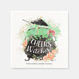 Cheers Witches Cocktail Halloween Vrijgezellenfees Servet