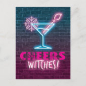 Cheers Witches! Funny Halloween Briefkaart (Voorkant)