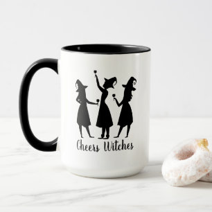 Cheers Witches Funny Halloween Mok