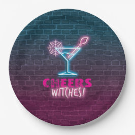 Cheers Witches Funny Halloween Papieren Bordje