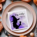 Cheers Witches Halloween Bachelorette Party Servet<br><div class="desc">Gebruik deze leuke heksenluiers voor de decoraties op je Halloween-themabachelorette feestje.</div>