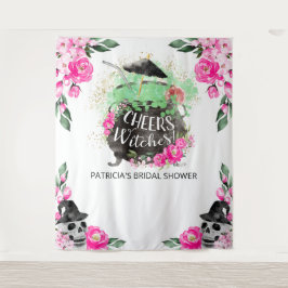 Cheers Witches Halloween Vrijgezellenfeest Backdro Wandkleed