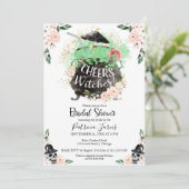 Cheers Witches Halloween Vrijgezellenfeest Kaart (Staand voorkant)