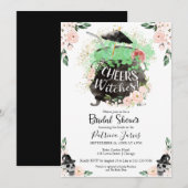 Cheers Witches Halloween Vrijgezellenfeest Kaart (Voorkant / Achterkant)