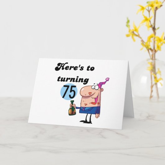 CHEERSTO75 KAART (Gele Bloem)