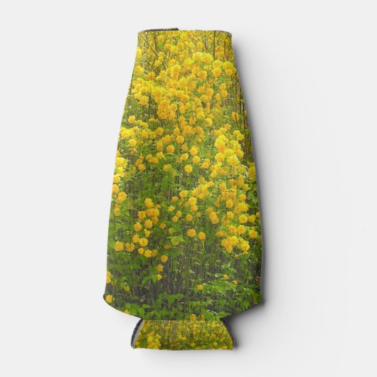 CHEERT EN BRIGHT YELLOW FLORAL DESIGN FLESJESKOELER (Voorkant)