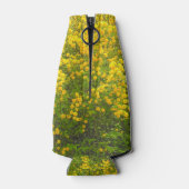 CHEERT EN BRIGHT YELLOW FLORAL DESIGN FLESJESKOELER (Achterkant)