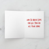 CHEERT EN LAAT **MIJN BESTE VRIEND** DEZE CHRISTMA FEESTDAGEN KAART (Binnen)