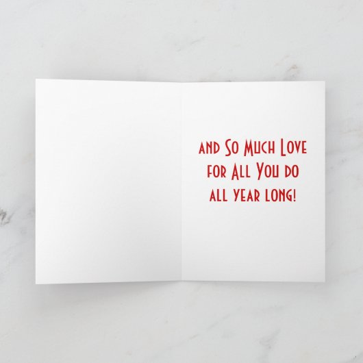 CHEERT EN LAAT **MIJN BESTE VRIEND** DEZE CHRISTMA FEESTDAGEN KAART (Binnen)