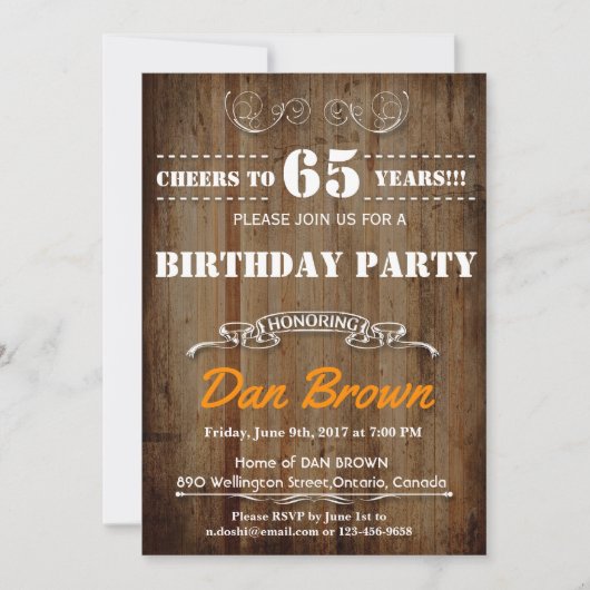 CHEERT NAAR... BIRTHDAY PARTIJ INVITATIE VOOR IEDE KAART (Voorkant)