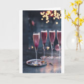 ***CHEERT NAAR CHRISTMAS HOLIDAAG/NIEUW JAAR KAART (Gele Bloem)