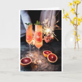 ***CHEERT NAAR CHRISTMAS HOLIDAAG/NIEUW JAAR KAART (Gele Bloem)