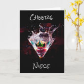 CHEERT NAAR EEN ZEER SPECIALE NIECE KAART (Gele Bloem)