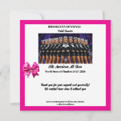 Cheerteam Cheerleader Bedankkaarten Bedankkaart (Achterkant)