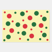 Cheery All-Age Polka Dot and Stripes Inpakpapier Vel (Voorkant 2)