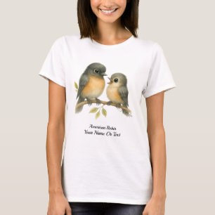 Cheery American Robin T-shirt