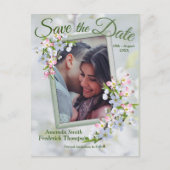 Cheery Blossom Spring Save the Dates Aankondigingskaart (Voorkant)