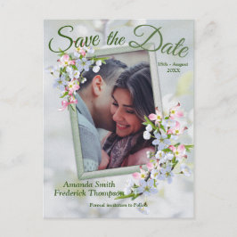Cheery Blossom Spring Save the Dates Aankondigingskaart