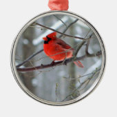 Cheery Cardinaal Premium Ornament (Voorkant)