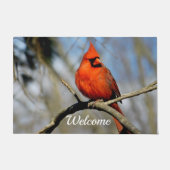 Cheery Cardindindinaal Welkomstwoord Deurmat (Voorkant)