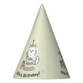 Cheery Cat Birthday Cake Customizable Design Feesthoedjes (Links)