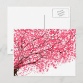 Cheery Cherry Blossom Briefkaart (Voorkant / Achterkant)