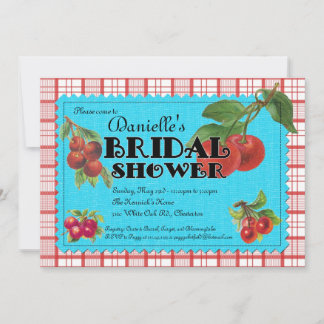 Cheery Cherry Bridal Shower Kaart