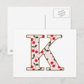 Cheery Cherry K Briefkaart (Voorkant / Achterkant)