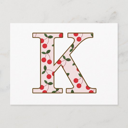 Cheery Cherry K Briefkaart (Voorkant)
