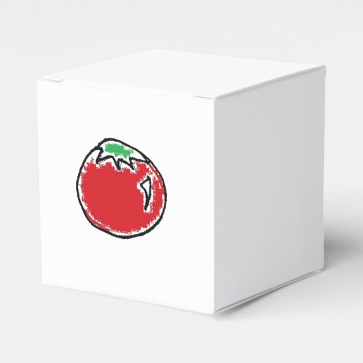 Cheery Cherry Tomato Cartoon Bedankdoosjes (Voorkant Zijde)