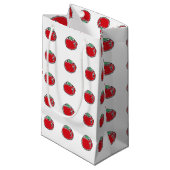 Cheery Cherry Tomato Cartoon Klein Cadeauzakje (Voorkant Gekanteld)