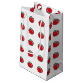 Cheery Cherry Tomato Cartoon Klein Cadeauzakje (Achterkant Gekanteld)