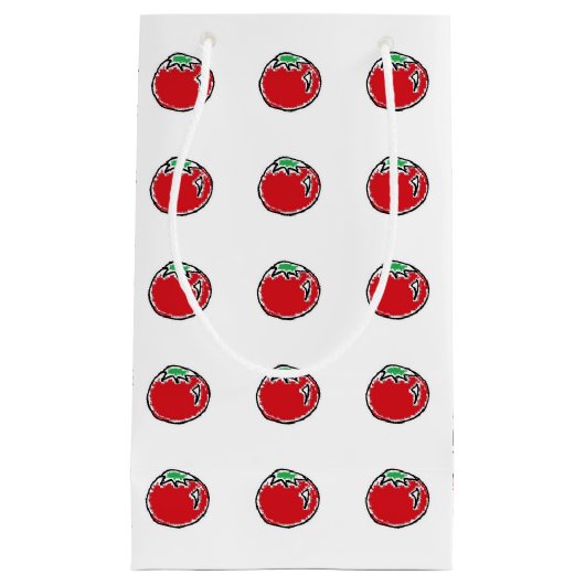 Cheery Cherry Tomato Cartoon Klein Cadeauzakje (Voorkant)