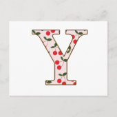 Cheery Cherry Y Briefkaart (Voorkant)