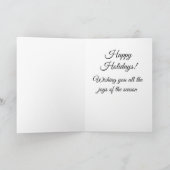 Cheery Christmas tree card Kaart (Binnen)