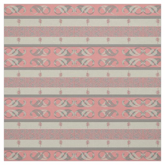 Cheery Coral Pink Stof (Swatch)
