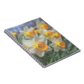 Cheery Daffodils (verflauwd) Notitieboek (Rechterzijde)