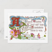 Cheery Friendship Briefkaart (Voorkant / Achterkant)