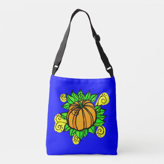 Cheery Harvest Pumpkin Crossbody Tas (Achterkant)