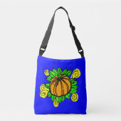 Cheery Harvest Pumpkin Crossbody Tas (Voorkant)