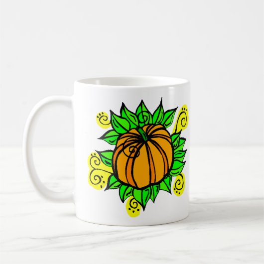 Cheery Harvest Pumpkin Koffiemok (Links)