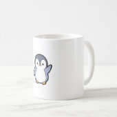 Cheery Penguin – Cute Kawaii Illustration Koffiemok (Voorkant rechts)
