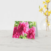Cheery Peonies/Note Card Kaart (Gele Bloem)