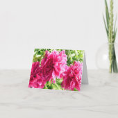 Cheery Peonies/Note Card Kaart (Voorkant)