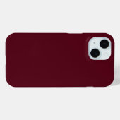 Cheery Red Plain Kleuren Telefoon Case (Achterkant (horizontaal))